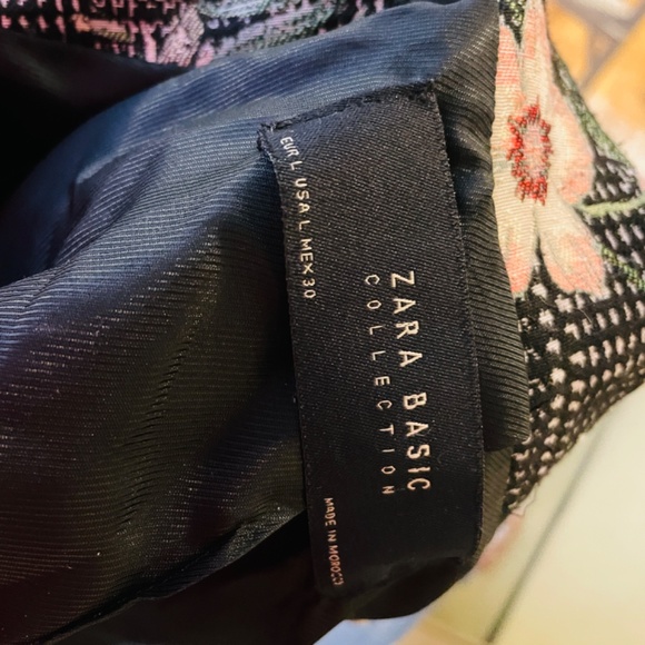 ZARA embroidered look Blazer Style Jacket - Picture 7 of 12